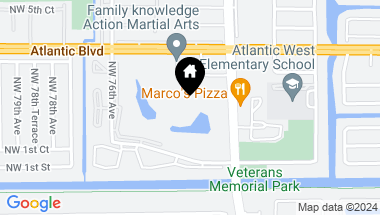 Map of 7220 Lake Circle Dr 204, Margate FL, 33063