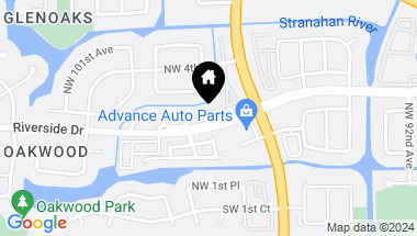 Map of 9601 Riverside Dr A10, Coral Springs FL, 33071