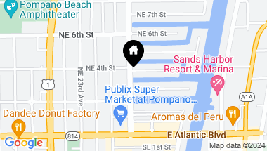 Map of 2600 NE 4th St, Pompano Beach FL, 33062
