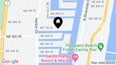 Map of 2760 NE 7TH ST, Pompano Beach FL, 33062