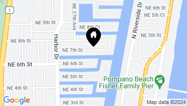 Map of 2760 NE 7th St, Pompano Beach FL, 33062