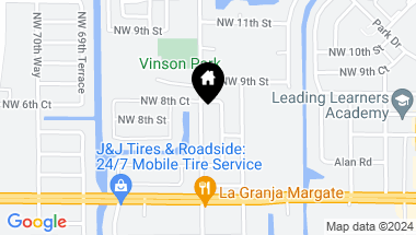 Map of 800 NW 66th Ave, Margate FL, 33063