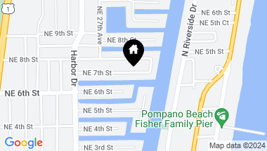 Map of 2791 NE 7th St, Pompano Beach FL, 33062
