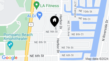 Map of 901 NE 25TH AV, Pompano Beach FL, 33062