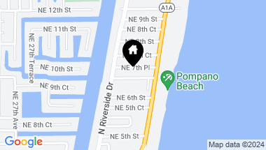 Map of 3215 NE 7th Street, Pompano Beach FL, 33062