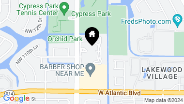 Map of 957 Coral Club Drive 957, Coral Springs FL, 33071