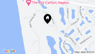 Map of 8930 Bay Colony DR # 701, NAPLES FL, 34108