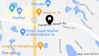 Map of 910 Vanderbilt Beach RD # 115W, NAPLES FL, 34108
