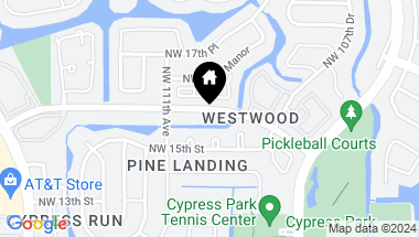 Map of 10982 Lakeview Dr, Coral Springs FL, 33071