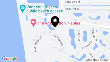 Map of 8787 Bay Colony DR # 502, NAPLES FL, 34108