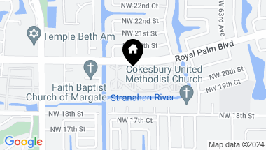 Map of 6800 Royal Palm Blvd f 306, Margate FL, 33063