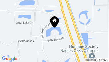 Map of 4000 Treadwater CT, NAPLES FL, 34109