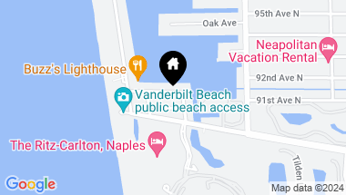 Map of 260 Southbay DR # 110, NAPLES FL, 34108
