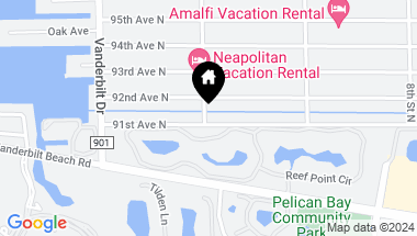 Map of 601 91st AVE N, NAPLES FL, 34108