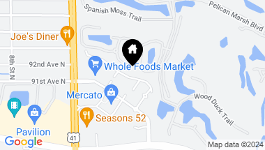 Map of 9201 Mercato WAY, NAPLES FL, 34108