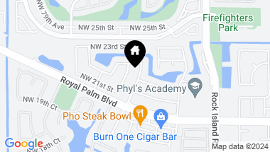 Map of 2171 NW 76th Ave, Margate FL, 33063