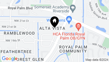 Map of 8514 NW 21st St, Coral Springs FL, 33071