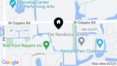 Map of 2217 NW 40th Ave, Coconut Creek FL, 33066