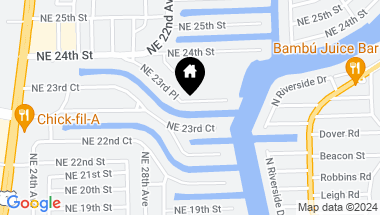 Map of 2880 NE 23rd Place, Pompano Beach FL, 33062