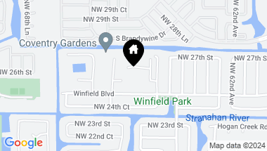 Map of 6505 Winfield Blvd B-11, Margate FL, 33063