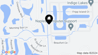 Map of 14642 Indigo Lakes CIR, NAPLES FL, 34119