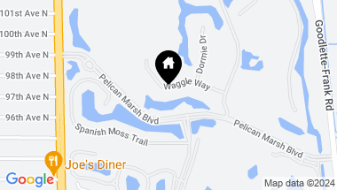 Map of 1270 WAGGLE WAY, NAPLES FL, 34108