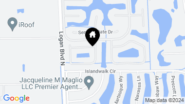 Map of 1710 Triangle Palm TER, NAPLES FL, 34119
