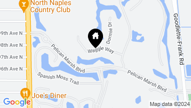 Map of 1274 WAGGLE WAY, NAPLES FL, 34108