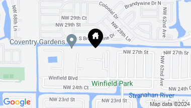Map of 6503 Winfield Boulevard 111ad, Margate FL, 33063