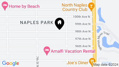 Map of 778 98th AVE N, NAPLES FL, 34108