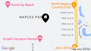 Map of 758 98th AVE N, NAPLES FL, 34108