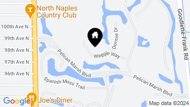 Map of 1267 WAGGLE WAY, NAPLES FL, 34108