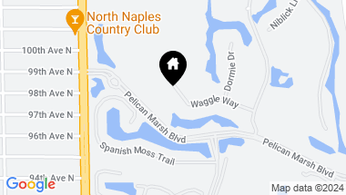 Map of 1258 WAGGLE WAY, NAPLES FL, 34108