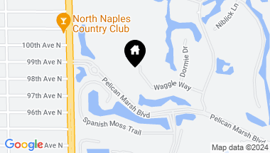Map of 1254 Waggle WAY, NAPLES FL, 34108