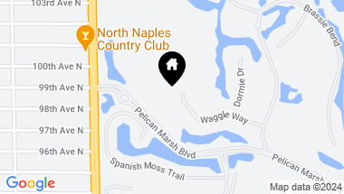 Map of 1250 Waggle WAY, NAPLES FL, 34108