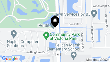 Map of 9660 Victoria LN # 307 Unit: A-307, NAPLES FL, 34109