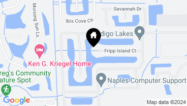 Map of 14786 Fripp Island CT, NAPLES FL, 34119