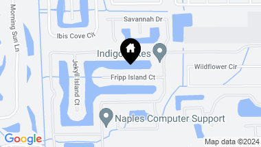 Map of 14821 Fripp Island CT, NAPLES FL, 34119