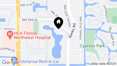 Map of 5803 Coral Lake Dr 103, Margate FL, 33063