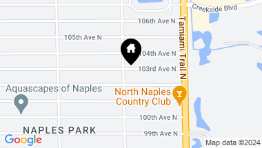 Map of 810 103rd AVE N, NAPLES FL, 34108