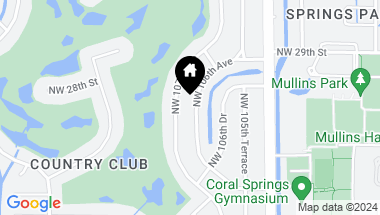Map of 2780 NW 106th Ave, Coral Springs FL, 33065