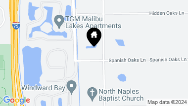Map of 6345 Spanish Oaks LN, NAPLES FL, 34119