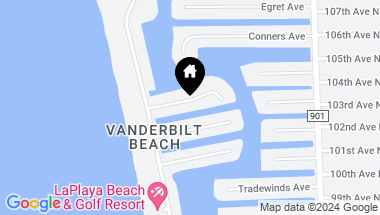 Map of 160 Seabreeze AVE, NAPLES FL, 34108