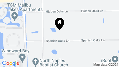 Map of 6191 Spanish Oaks LN, NAPLES FL, 34119