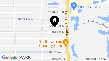 Map of 845 103rd AVE N, NAPLES FL, 34108