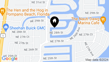 Map of 2325 NE 28th St, Lighthouse Point FL, 33064