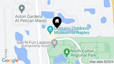 Map of 15098 PALMER LAKE CIR # 204, NAPLES FL, 34109