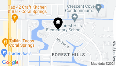 Map of 8800 NW 30th St # 4 Unit: 11-4, Coral Springs FL, 33065