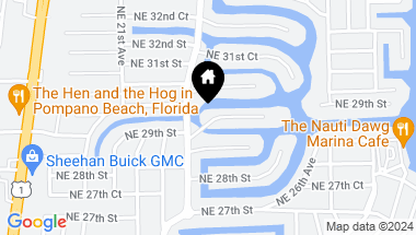 Map of 2319 NE 29th St, Lighthouse Point FL, 33064