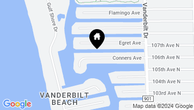 Map of 225 Conners AVE, NAPLES FL, 34108